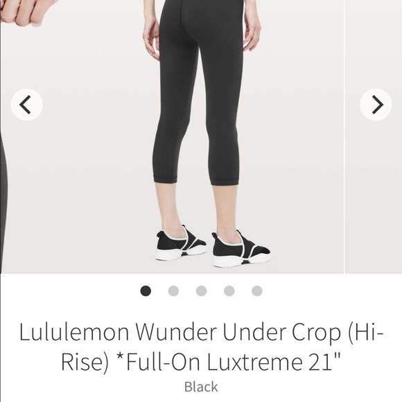 Lululemon Wunder Under *Full Luxtreme Crop - Picture 4 of 7